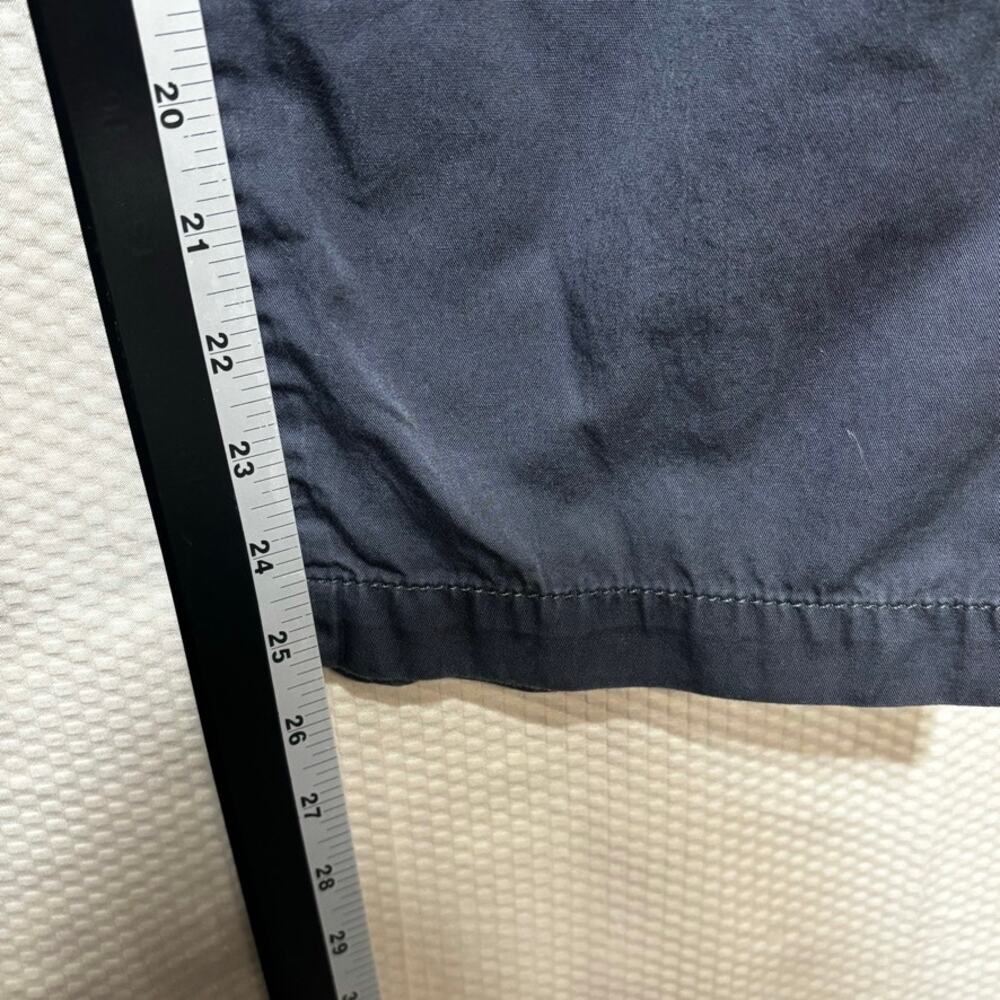 LOFT Navy Blue Paperbag Waist Pants Size M High Rise Tie Waist Work Office - Picture 6 of 8